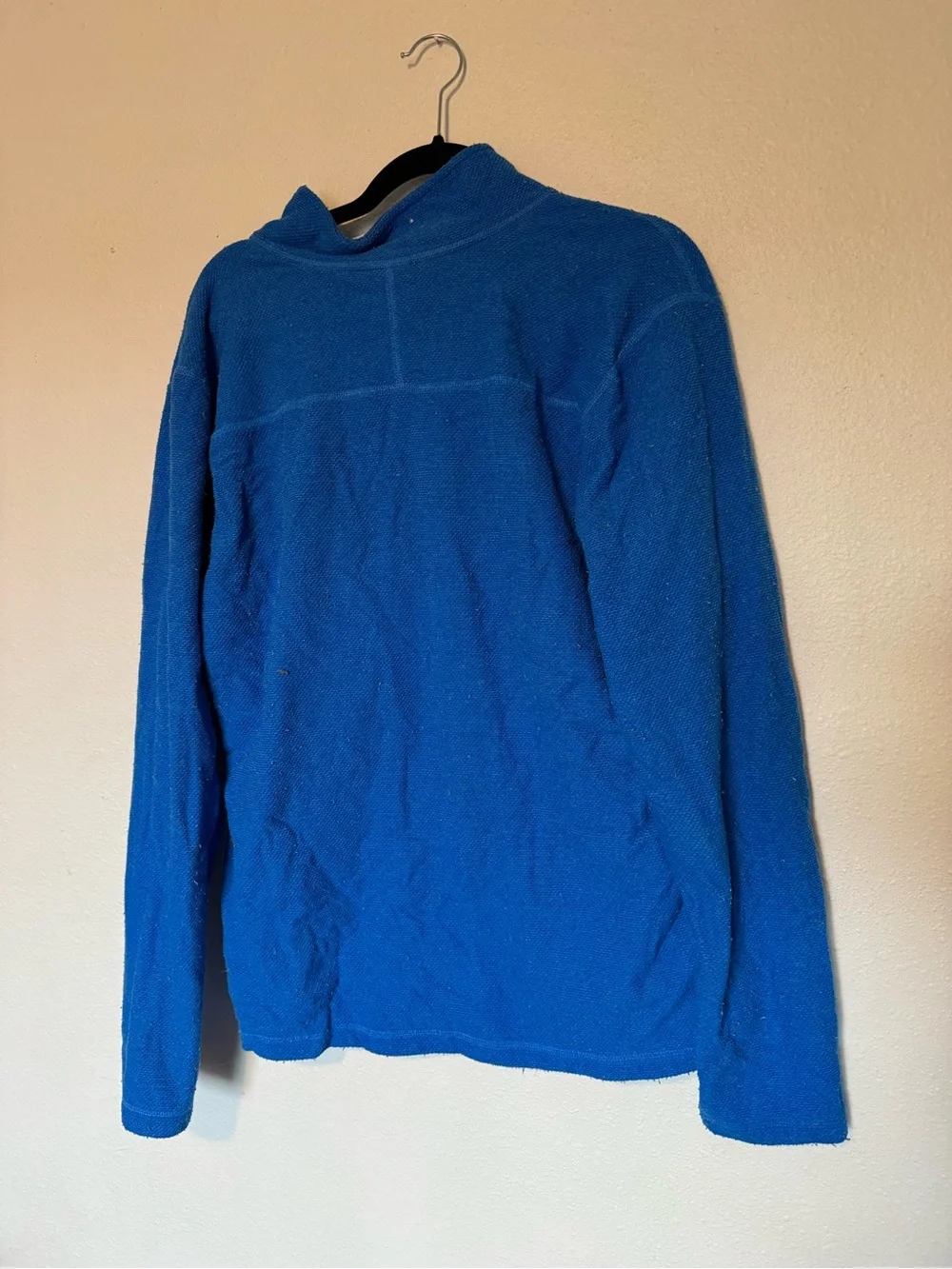 The North Face Men’s Royal Blue Half-Zip Fleece